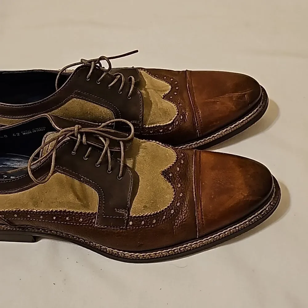 JOSE REAL  “HAND MADE in‎ Italy OXFORD DRESS SHOES” 42